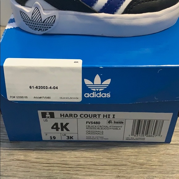 Adidas Hard Court Hi I Toddler sneakers - Picture 7 of 8